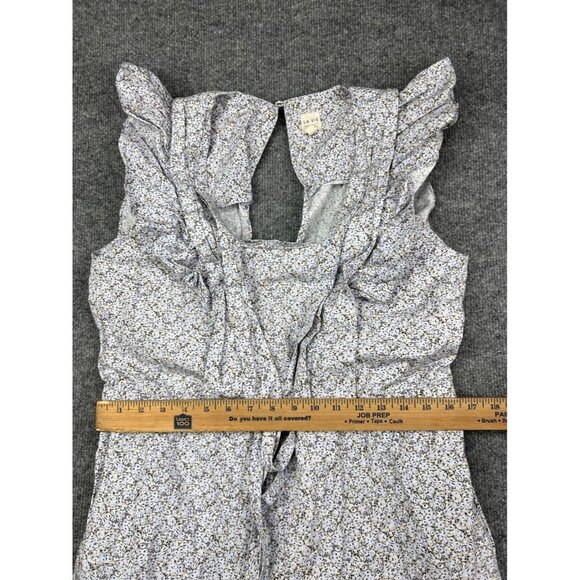 Rebecca Taylor Gray Floral Jumpsuit - Picture 4 of 9